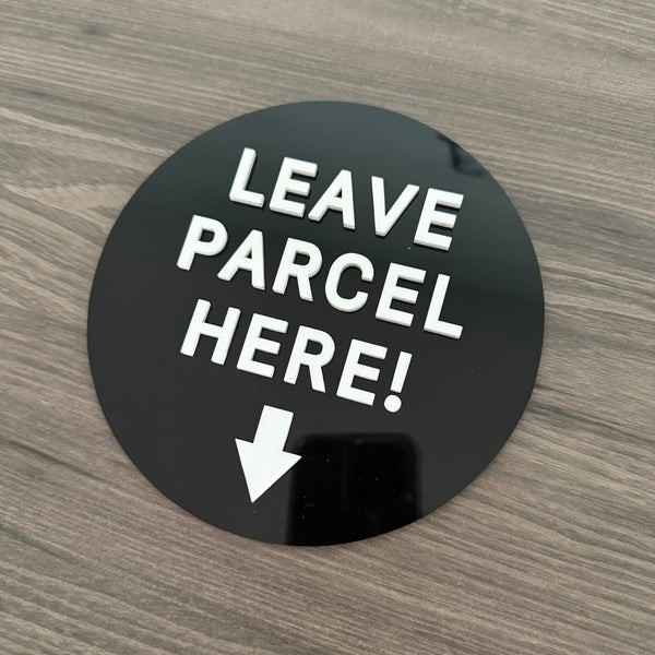 Basic Round Notice Sign