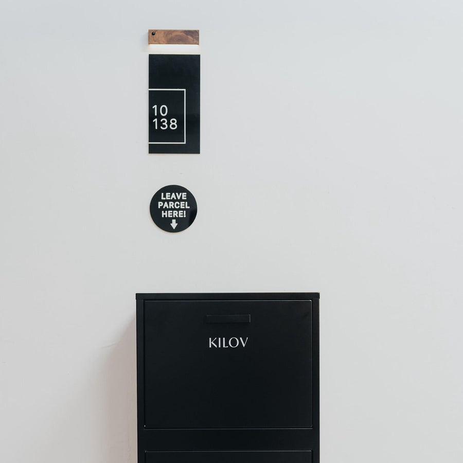 Basic Round Notice Sign