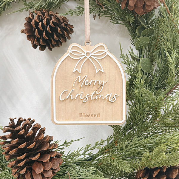 Festive Bow Ornament