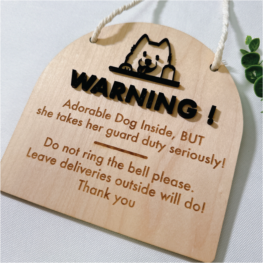 Hello Pup Notice Sign