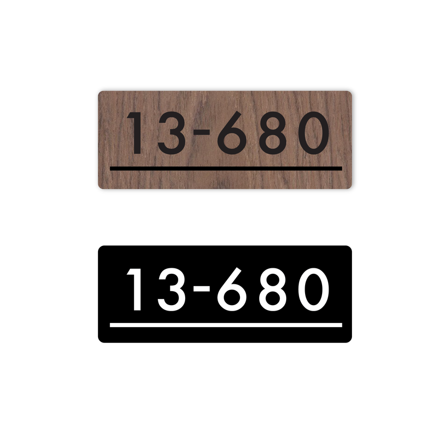 Home Unit Number 3D Minimal Numerical v2