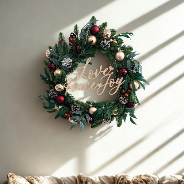 Luxe Classic Christmas Wreath