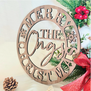 Merry & Bright Home Sign