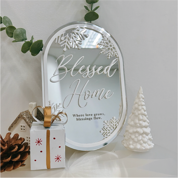 Nordic Snowflake Home Sign