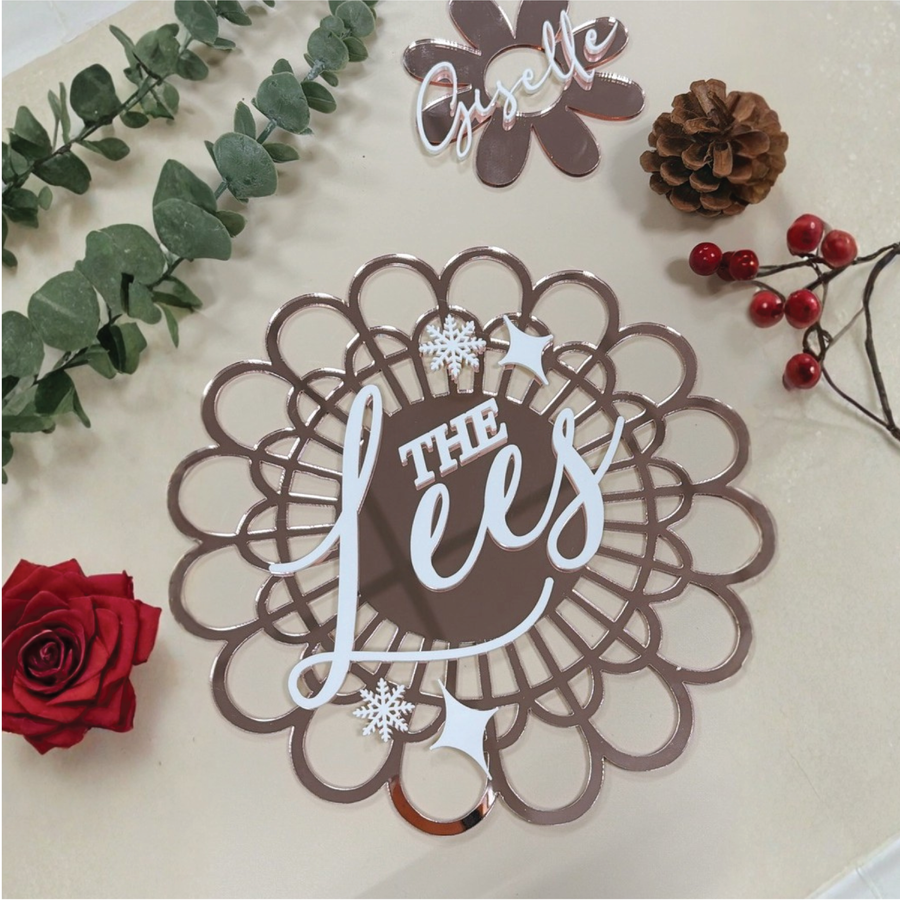 Snowflower Home Sign