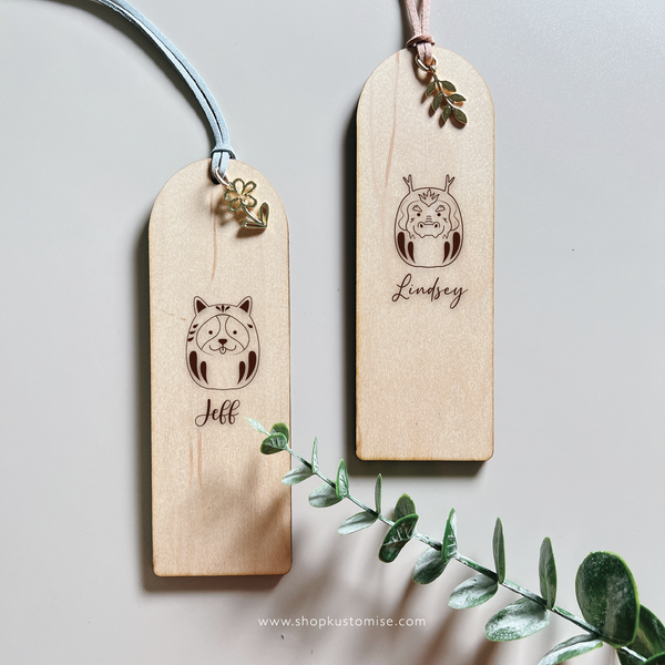 Customised Wood Bookmarks [Zodiac Series]