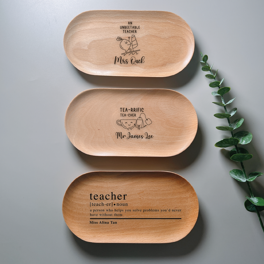 Customised Wood Trinket [Teachers Day Series]