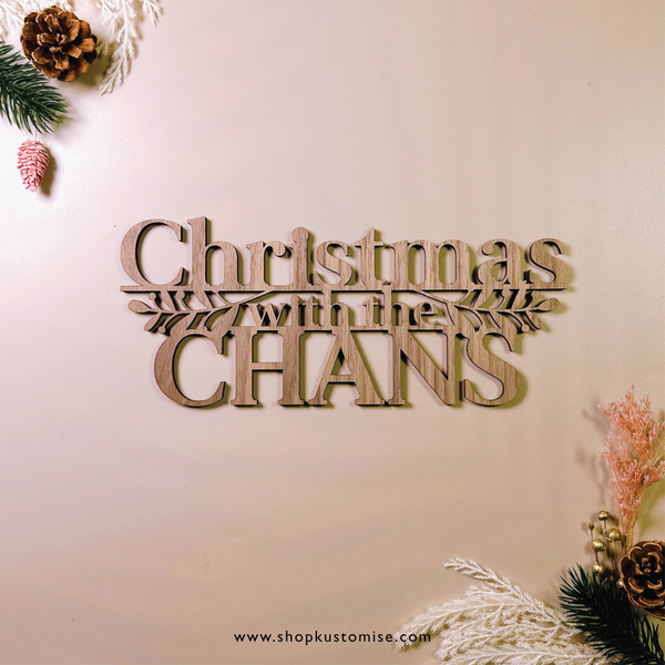 Christmas Family Name Design B