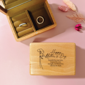 Customised Rect Jewellery Box [Mother's Day]
