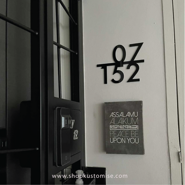 Home Unit Number Classic - SHOPKUSTOMISE