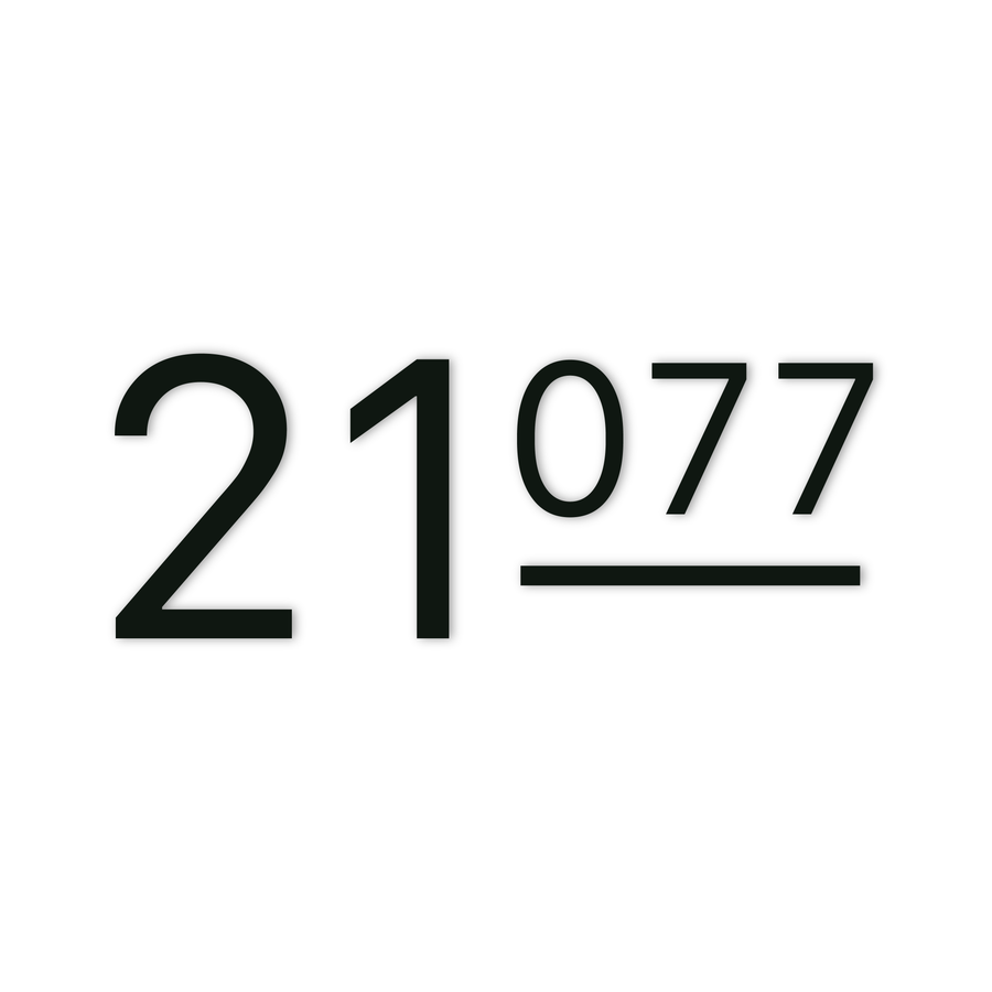 Home Unit Number Minimal Numerical